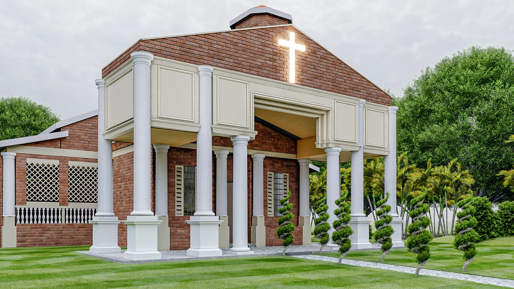 Église de Pouma, étude 2 4