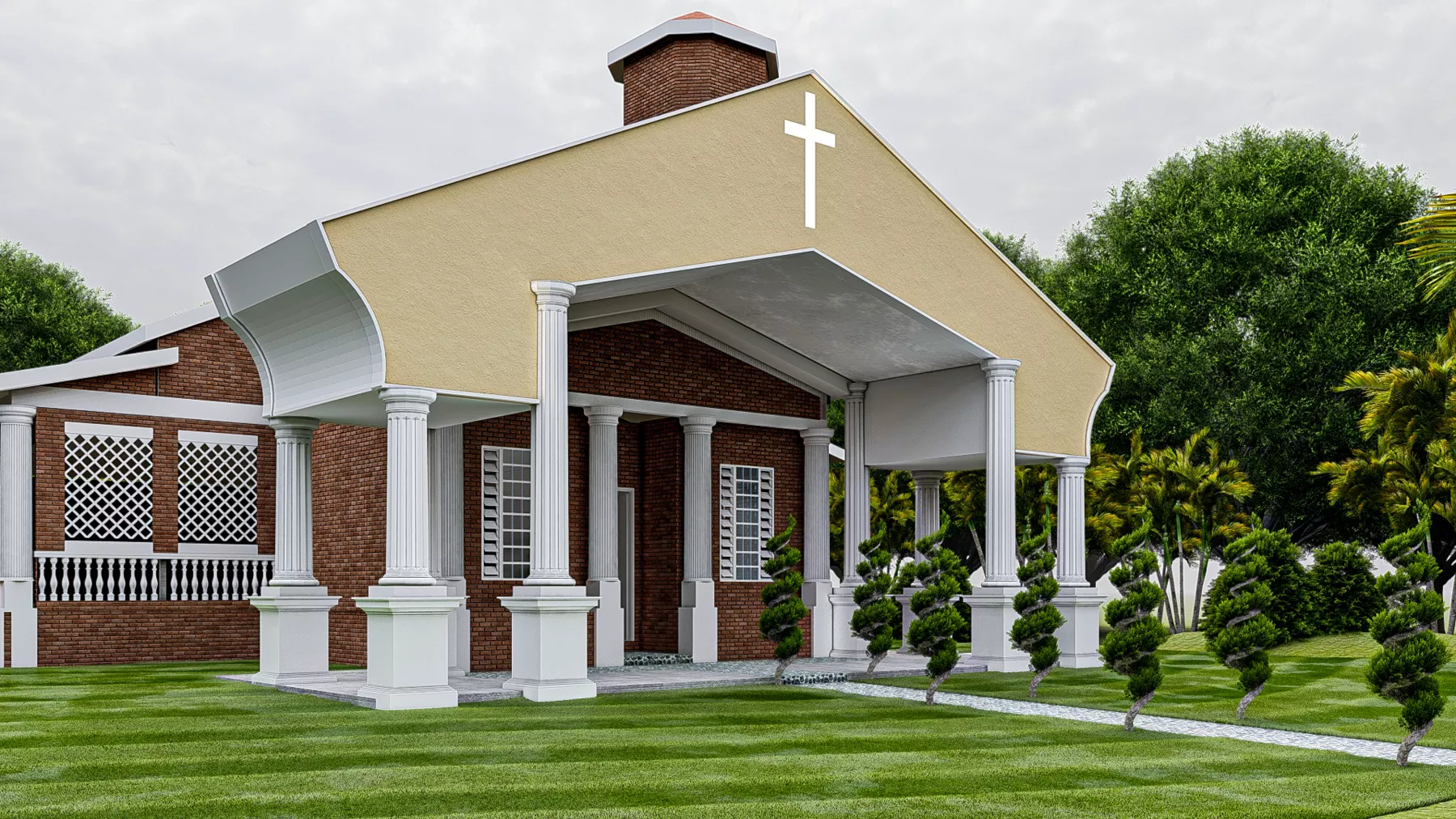 Église de Pouma, étude 4 4